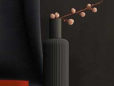 Shizuka Column Vase – Serene Japandi Decor