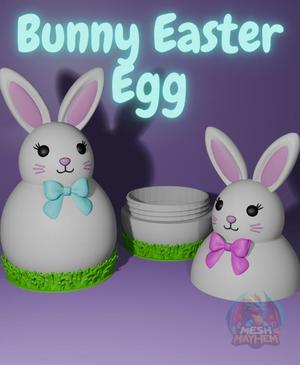 Adorable Bunny Easter Egg