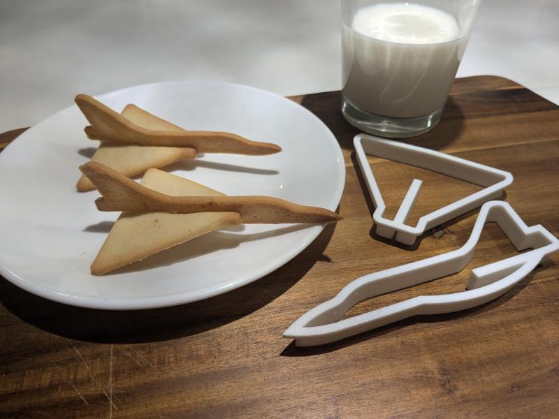 Mirage2000 3D cookie cutter