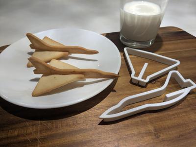 Mirage2000 3D cookie cutter