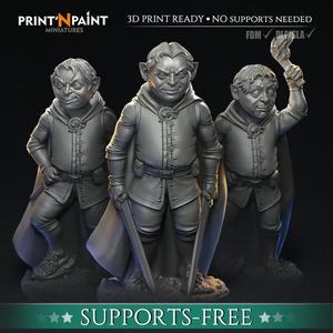 3 Halfling Explorers