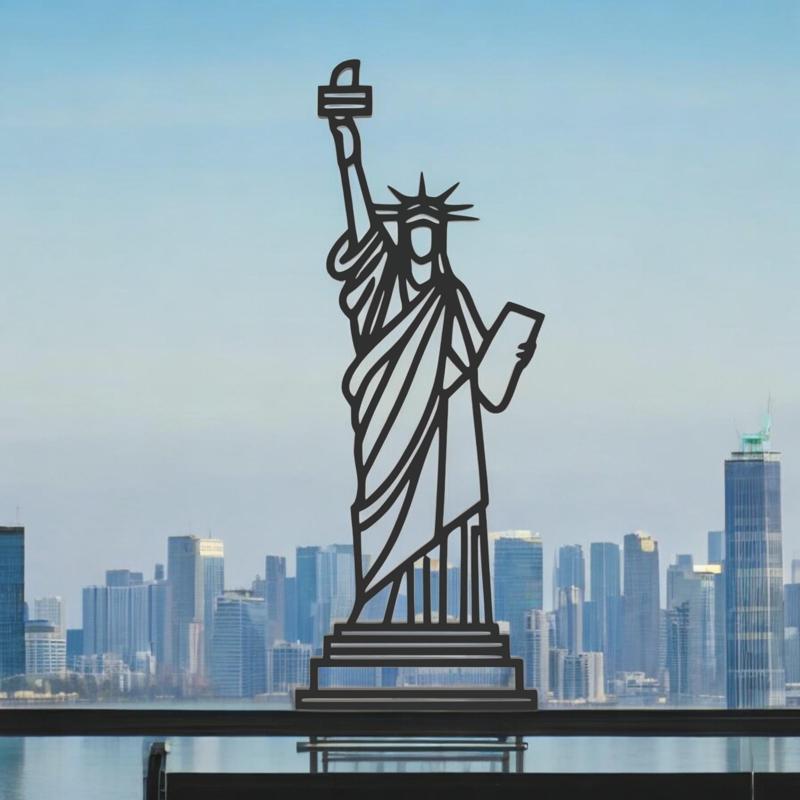 Statue Of Liberty Line Art - Desktop Line Art