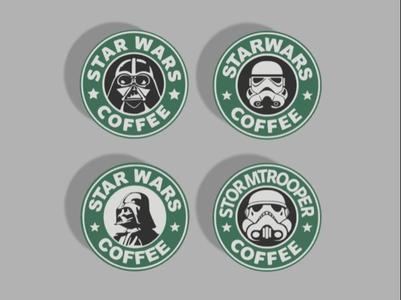Star Wars Starbucks Coaster