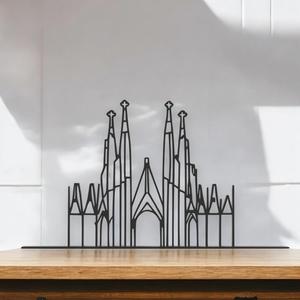 Sagrada Familia Line Art - Desktop Line Art