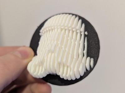 Storm Trooper Layered Fridge Magnet