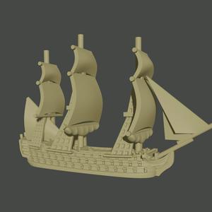 1/2400 Napoleonic Fleet Set (7 models) & Blender Exporter 2400-NAP-1