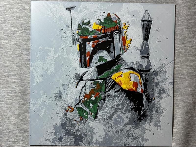 Boba Fett 5-color Hueforge