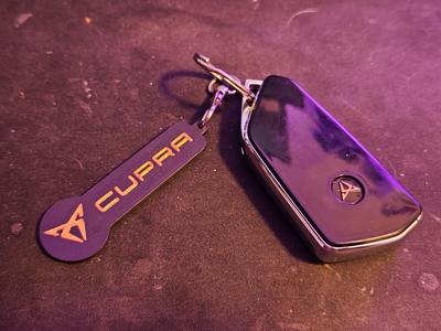 Cupra Keychain with Shopping Cart Chip