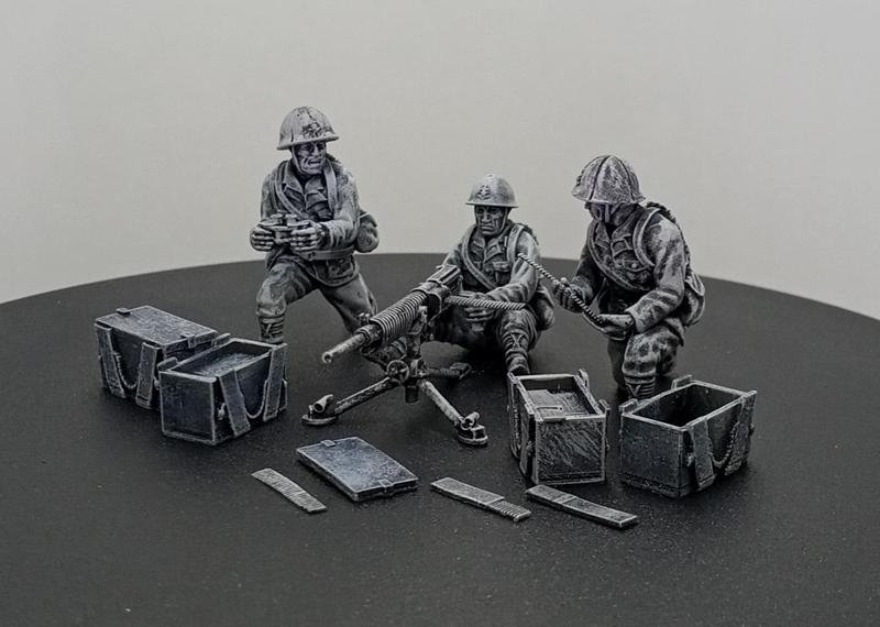 28 mm Japan SNLF MMG type 92 and crew
