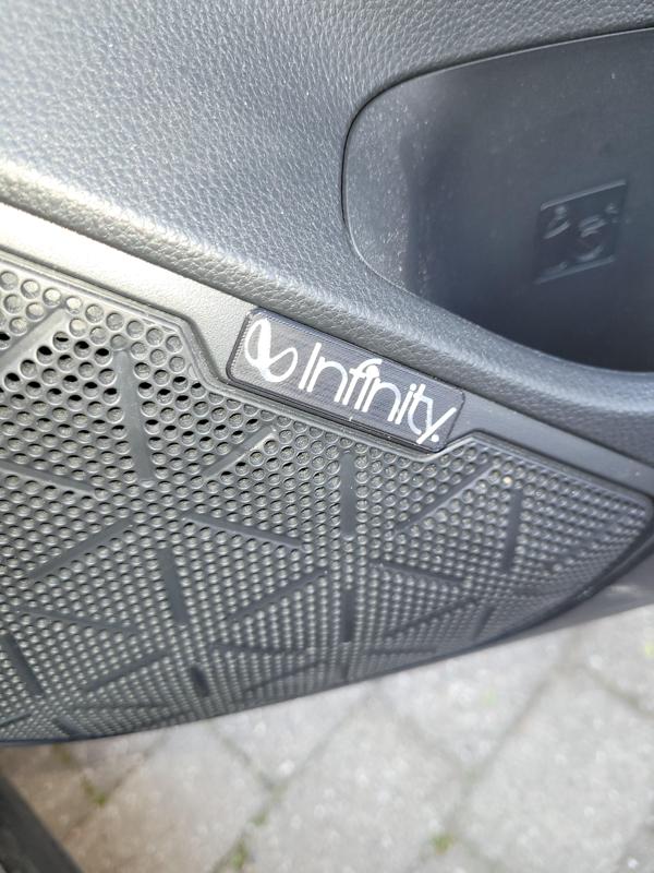 Infinity logo for Toyota RAV4 speakers