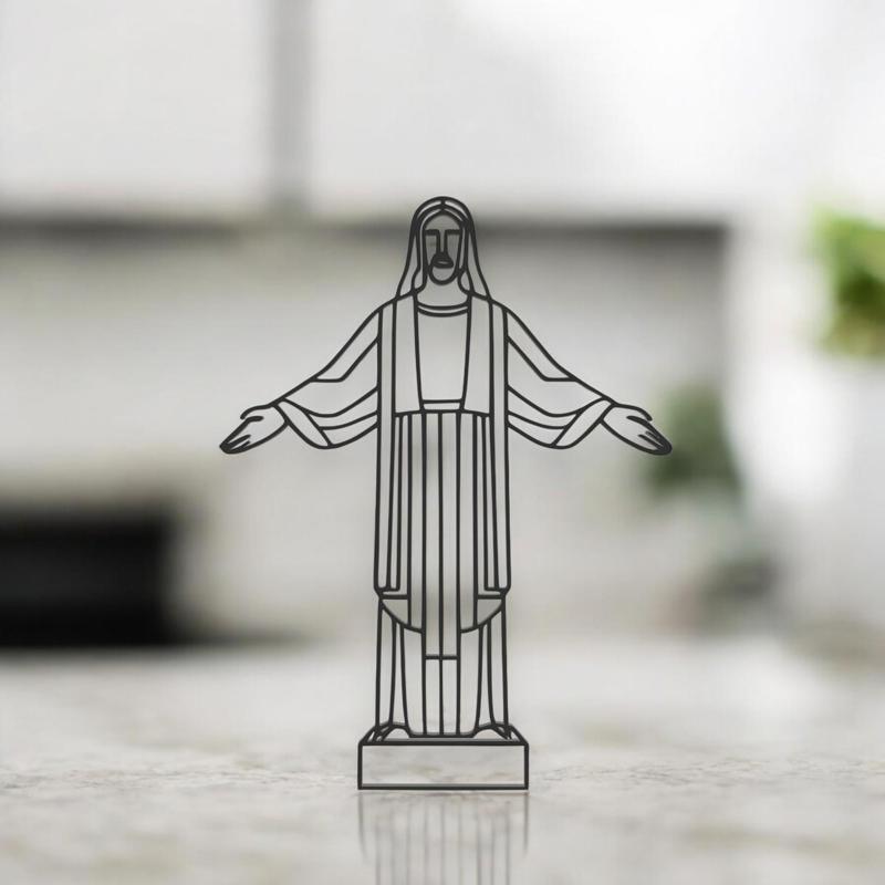 Christ The Reedeemer Line Art - Desktop Line Art