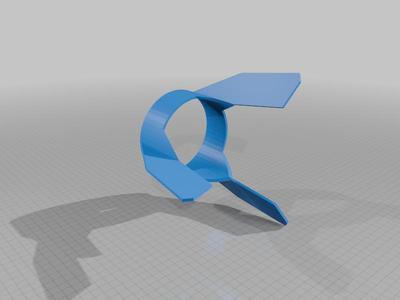 Rocket fins for water bottle project