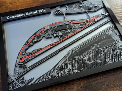 Circuit Gilles Villeneuve 3D Miniature