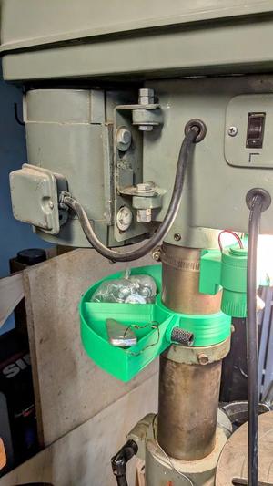 Drill Press Storage Basket