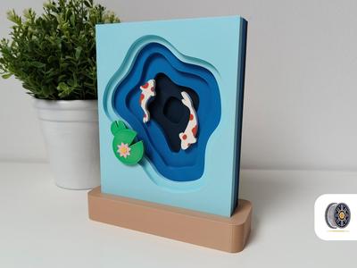 Mizu no Yume | 水の夢 | A Modern Koi Pond Diorama