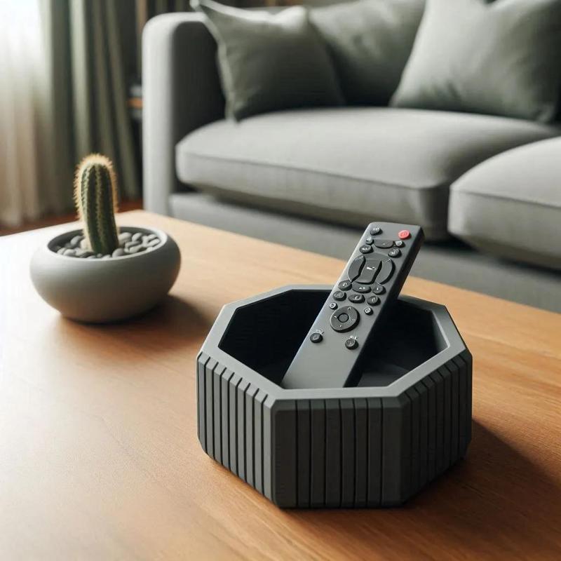 Design Remote Control Holder "Oct Nut"