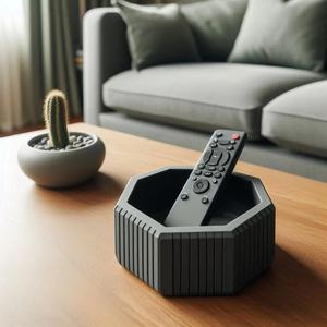 Design Remote Control Holder "Oct Nut"
