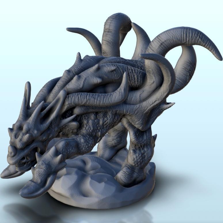 Alien creature with tentacules and skull head 10 - Sci-Fi Science-Fiction 40k 30k