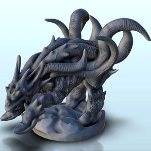 Alien creature with tentacules and skull head 10 - Sci-Fi Science-Fiction 40k 30k