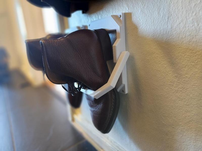 Wall-Mounted Shoe Storage