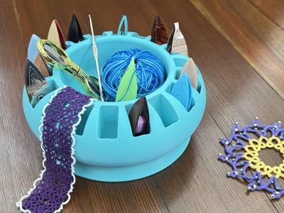 ShuttleShip S18 - Tatting Shuttle Caddy