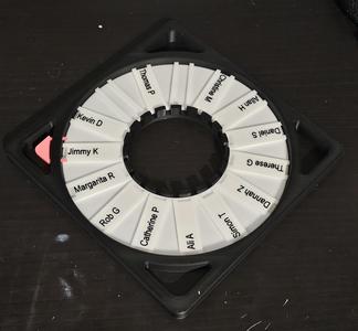 who's turn is it. name wheel