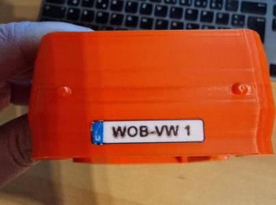 VW Van pen holder Nummernschild KFZ-Kennzeichen