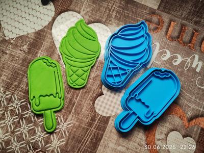 ICE CREAM Cookie cutter