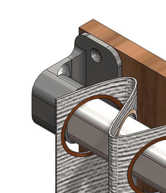 Aluminum Curtain Rod Holder