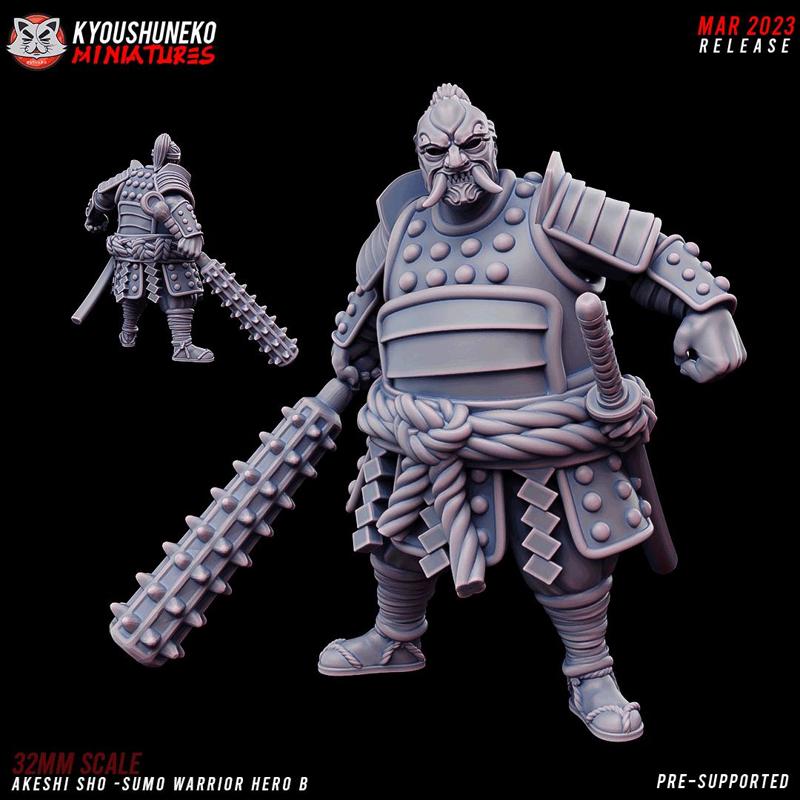 Akeshi Sho Sumo Warrior Hero B