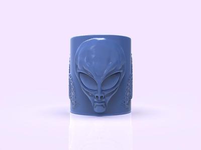 alien pencil holder