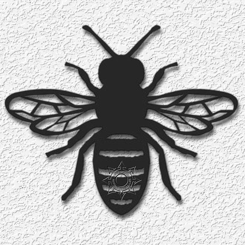 honeybee wall art honey bee garden decor