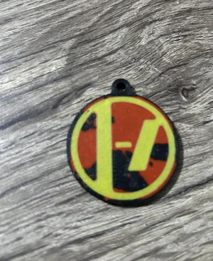 Twenty One Pilots - Clancy Yellow/Blk/Red Logo Keychain