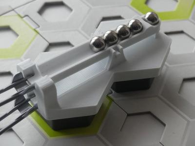 GRAVITRAX compatible: 7 marbles seesaw tile