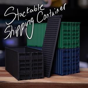 Stackable Shipping Container Desk Storage Compartment #throwback