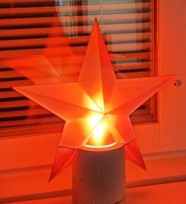 Christmas star for Ikea LERSKIFFER