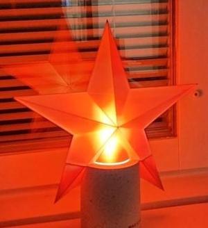 Christmas star for Ikea LERSKIFFER