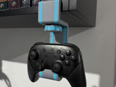 Switch Pro Controller Holder Under Desk