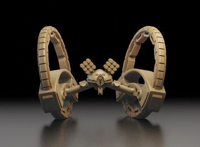 BISHOK's Model Confederate Hellfire Anti Tank Vehicle (Epic 6mm)