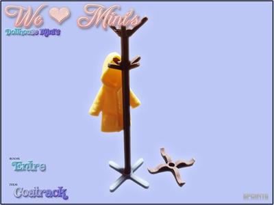 Dollhouse - Coatrack 1:18 1:12