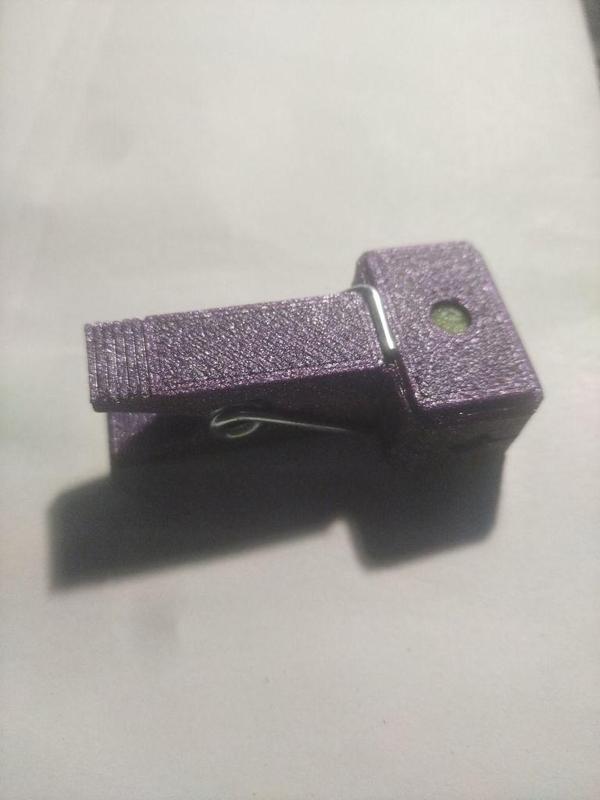 Filament Dust Filter with Spring from clothespins