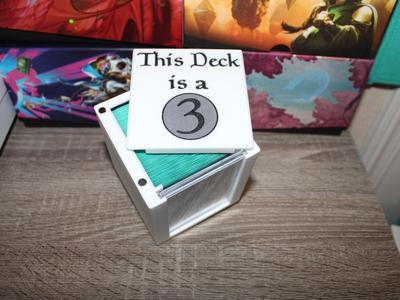 MTG EDH Commander Showcase Deck Box - Bracket 3