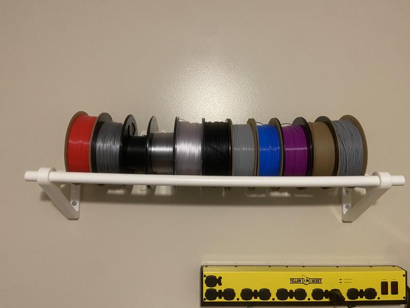 Filament Storage Shelf Brackets