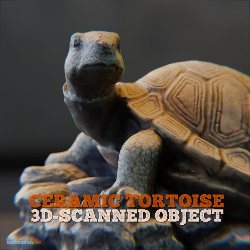 Ceramic Tortoise | 3D-Scanned Object