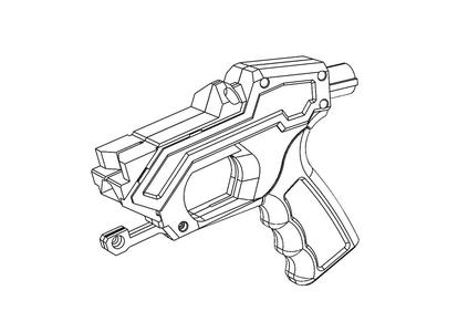 Nerf Rival Takedown Tactical Grip&Stock MOD ( with Stock Adapter )