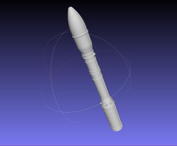 Arianespace ASI ESA Vega Rocket Printable Miniature