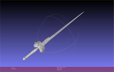 Sword Art Online Asuna Lambent Light Rapier Model