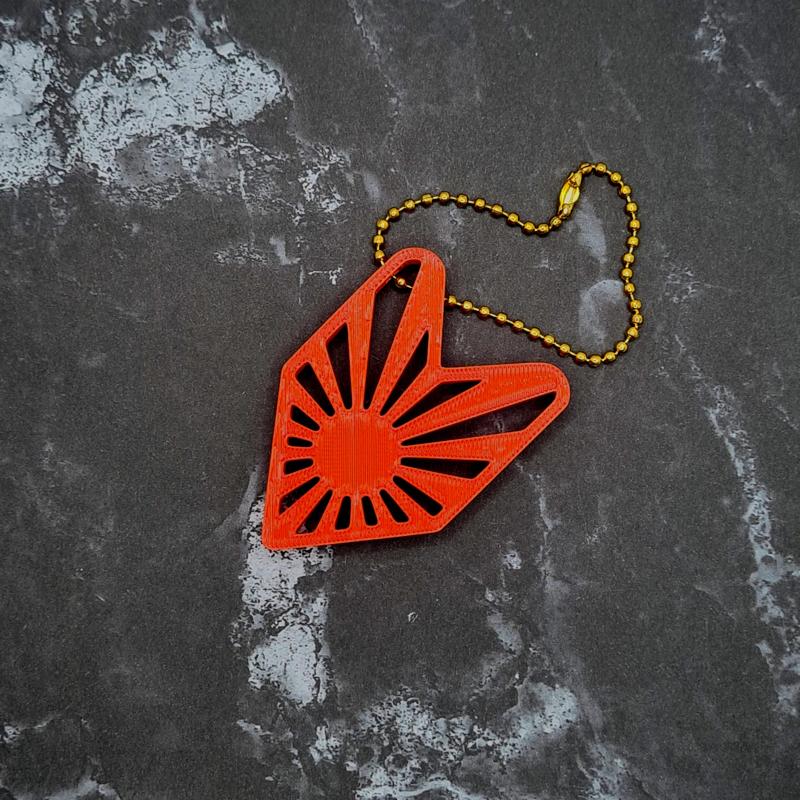 Rising Sun Wakaba Keychain (Style 1)