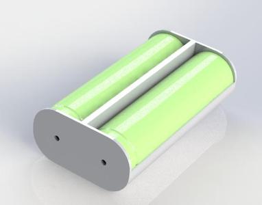 18650x2 ultra compact holder