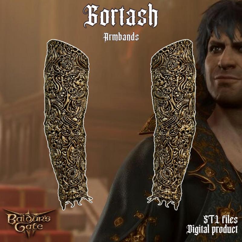Gortash Fantasy Cloth of Authority Armbands Baldurs Gate 3